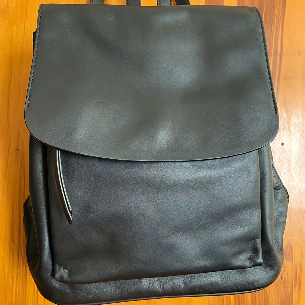 Banana Republic Black Leather Backpack